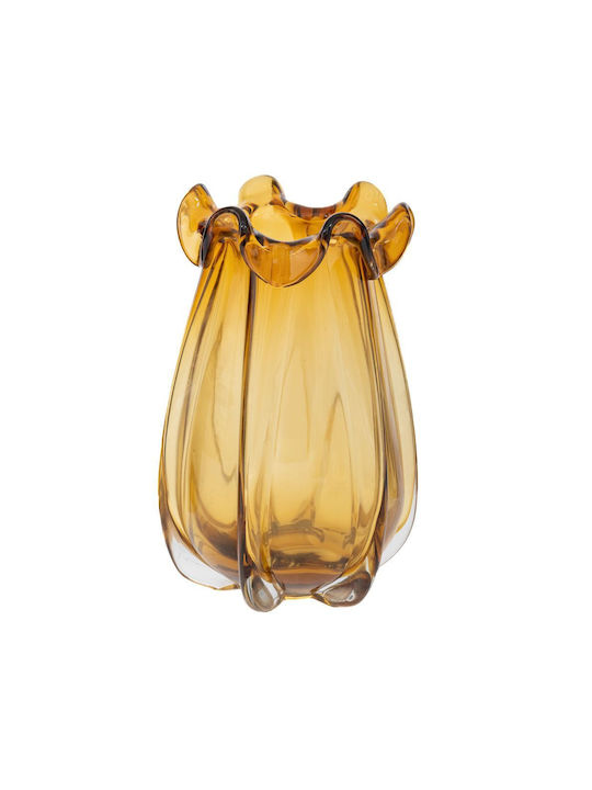 Gold Glass Vase Φ17x26cm