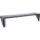 Inline Wall Mount 19" 2U Vertical Under Desk Black