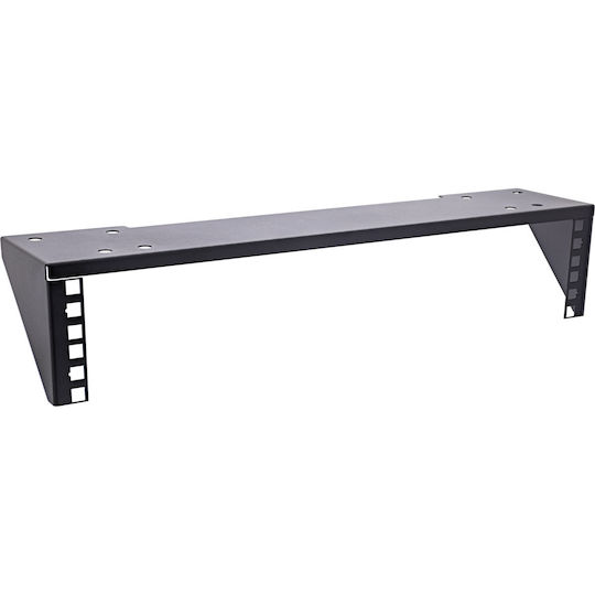 Inline Wall Mount 19" 2U Vertical Under Desk Black