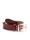 Leder Damen Gürtel Burgundisch