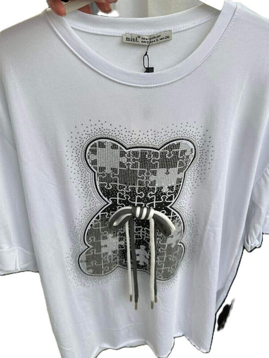 Della Moda T-Shirt Бяло