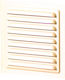 Vents De perete Ventilator de Baie 300mm Bej