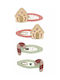 Mimi & Lula Set of Kids Hair Clips with Bobby Pin / Hair Clip 4pcs
