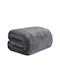 Astron Italy Ριχτάρι Πολυθρόνας Γούνινο 130x160εκ. Dark Grey 019752