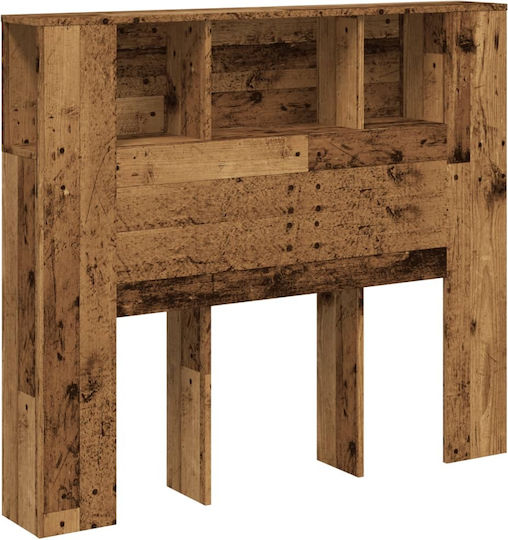 vidaXL Κεφαλάρι Κρεβατιού Ξύλινο Καφέ 120x104.5cm