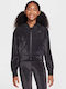 Athletic Kids Cardigan with Hood Black Sportswear