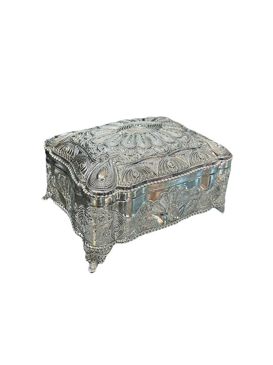 Karvounis Jewellery Box Metal 13x8.2cm