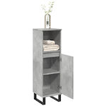 vidaXL Bathroom Cabinet L30xW30xH100cm Gray