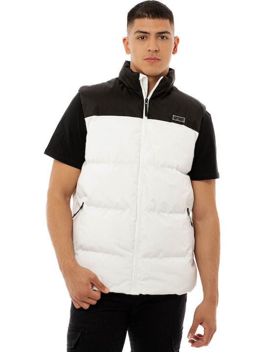 Αμάνικο Μπουφάν Puffer Λευκό