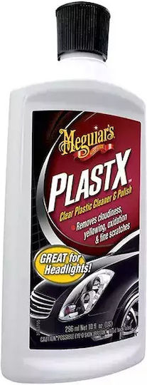 Meguiar's Plast-x Clear Plastic Cleaner & Polish Flüssig Wiederherstellung und Entnebelung von Autoscheinwerfern 296ml
