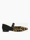 Ballerinas With strap Brown