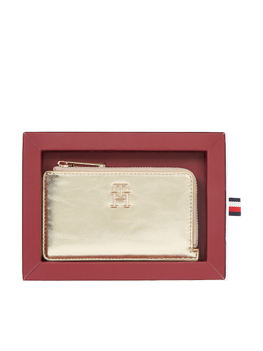Tommy Hilfiger Μικρό Γυναικείο Πορτοφόλι Χρυσό