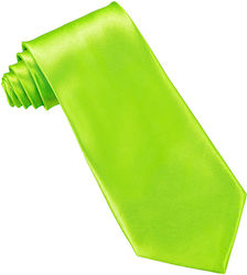 Neon Green Satin Tie Accessory
