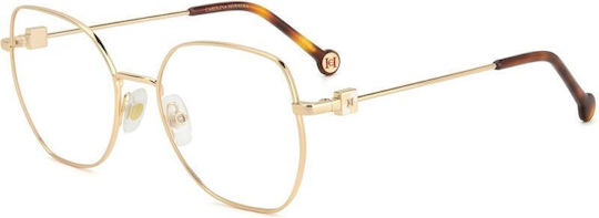 Carolina Herrera Metal Eyeglass Frame Gold HER 0242 0NR