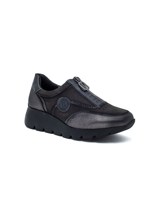 Damen Mokassins in Gray Farbe