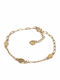 Isay Collection Damen Armband Kette aus Stahl Vergoldet