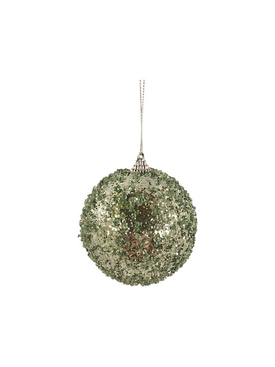 Hanging Ball Ornament Ornament Turquoise 10cm Set 4pcs