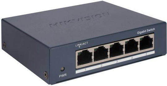 Hikvision DS-3E0505-O Unmanaged Switch with 5 Gigabit (1Gbps) Ethernet Ports