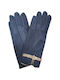 Women's Knitted Gloves Blue