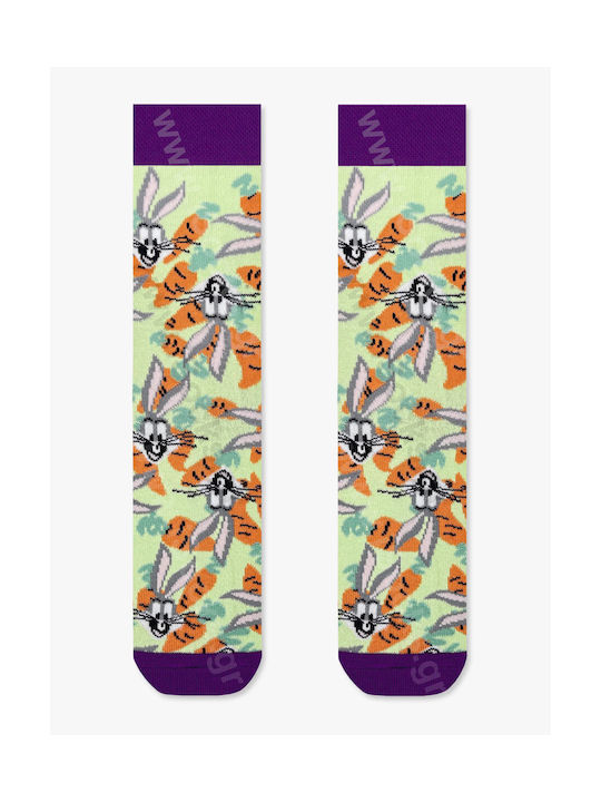 Looney Tunes Socks Green