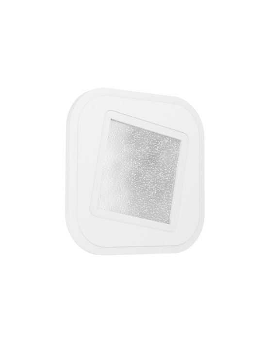 Eglo Macchioni Ceiling Mount Light 20cm White with Integrated LED and Crystals