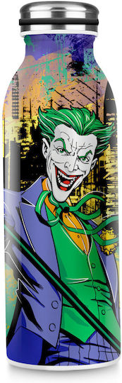 Egan Italy Joker Παιδικό Παγούρι Ανοξείδωτο με Βιδωτό Καπάκι Non Spill 500ml