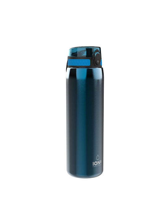 Ion8 Water Bottle Stainless Steel 1200ml Blue