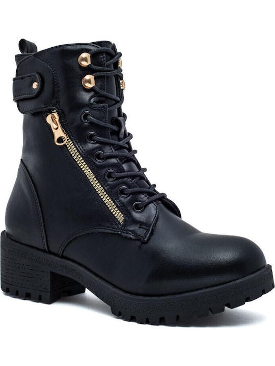 Stiefeletten Damen Schwarz