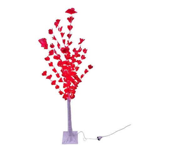 Christmas Decorative Illuminated Tree 155cm Red