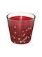Christmas Red Candle 8.3x9cm