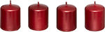 Christmas Red Candle 4pcs