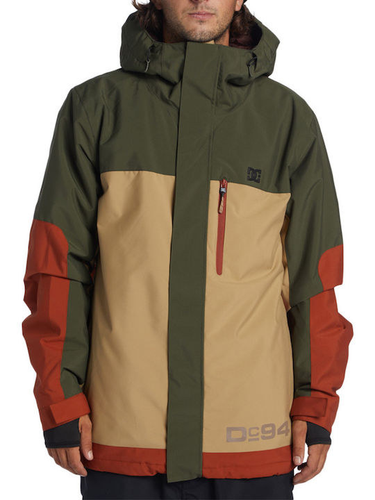 DC Men's Ski & Snowboard Jacket Beige ADYTJ0308...