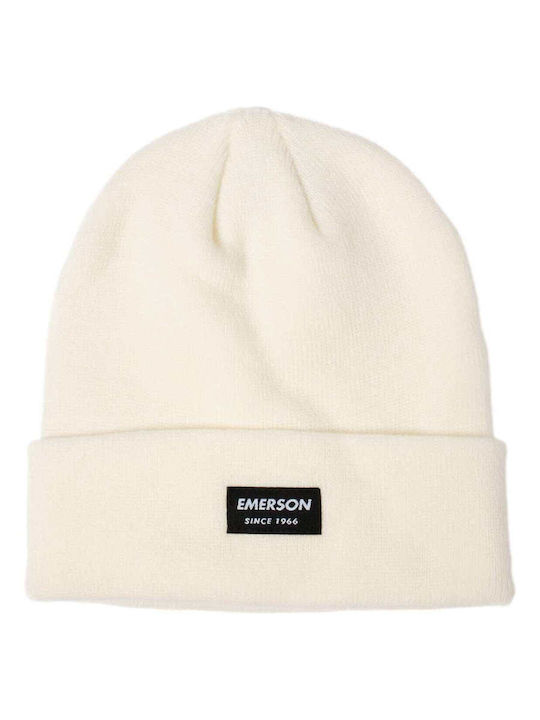 Beanie Unisex Beanie Knitted in White color