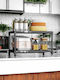 TnS Tabletop Plastic Stand 43x26x50cm Black