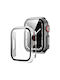 2-in-1 Hard Frame Clear Case + Tempered Glass for Apple Watch 40mm