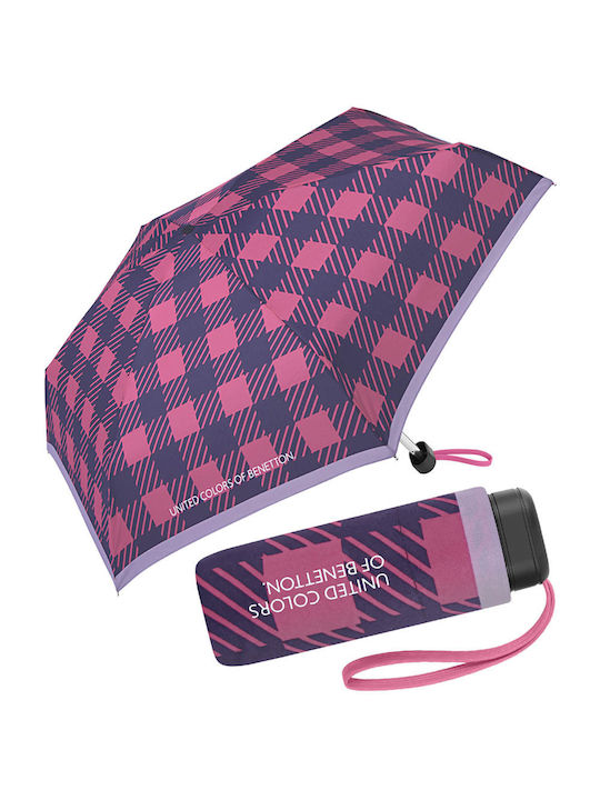 Benetton Umbrella Compact Pink