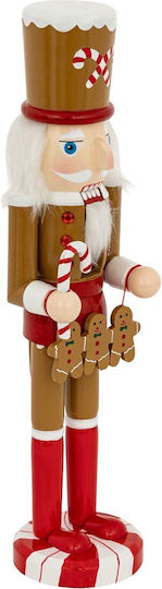 Atmosphera Nutcracker Nutcracker de Crăciun Lemn Maro Înălțime 38cm.