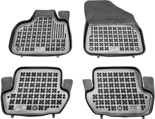 Covorașe de cauciuc 3D Sahler Citroen DS5 2012+ Tip Tavă Negru 4 Bucăți