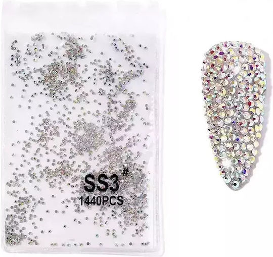 Micro Crystalized Στρας για Νύχια SS3 1440τμχ