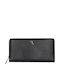 Large Leather Women's Wallet Classic Black