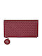 Leather Women's Wallet Classic Red
