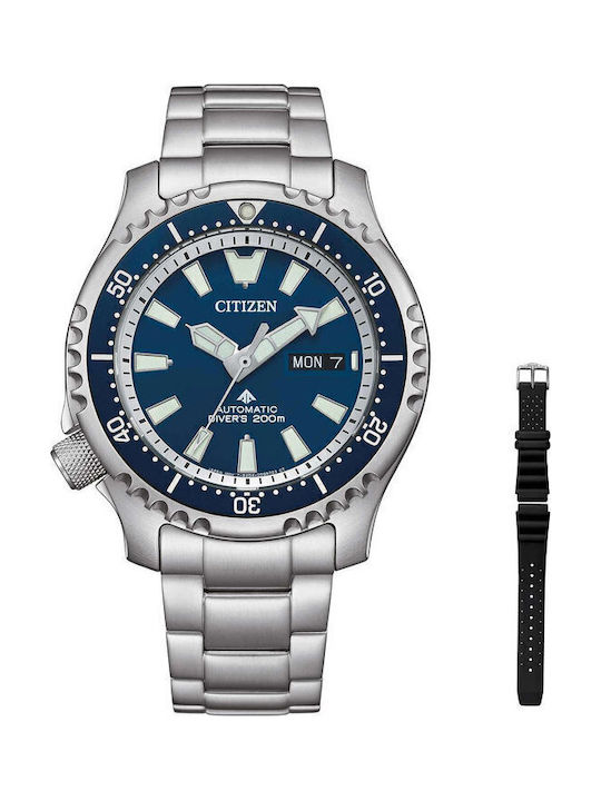 Citizen Promaster Marine Men's Watch 42mm Automatic with Silver Metal Bracelet