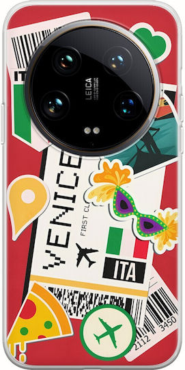 Ticket To Venice Xiaomi 14 Ultra 5g Silicon Transparent TPU Flexibil