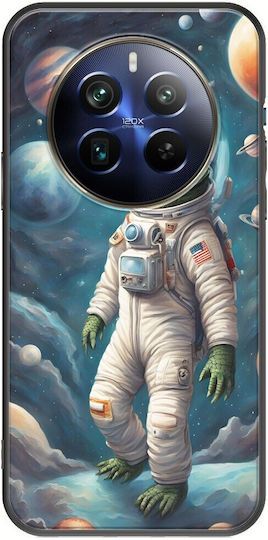 Lost In Space Crocodile Realme 12+ 5g Black TPU Black Silicone