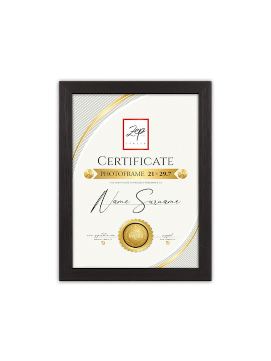 Κορνίζα Zep Certificate 21x29.7 Μαύρη