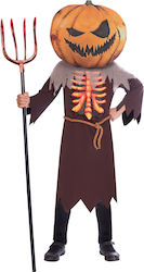Kids Carnival Costume Terrifying Pumpkin