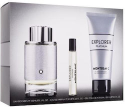 MontBlanc Explorer Platinum Ανδρικό Σετ με Eau de Parfum και Shower Gel