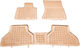 Sahler 3D Rubber Tray Mats for BMW X5 E70 X6 2007+ Beige 3 Pieces