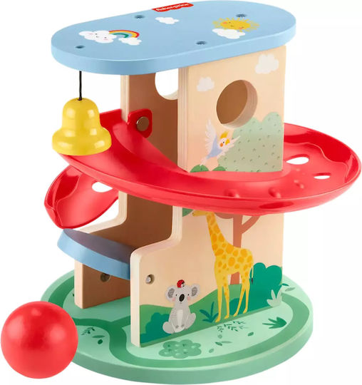 Mattel Μπάλα Treehouse Ball Run από Ξύλο για 9+ Μηνών