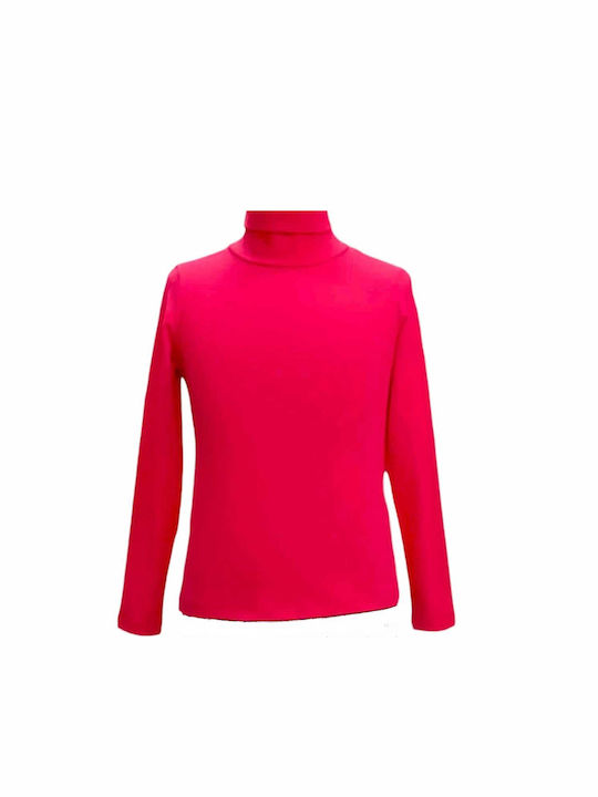 Joyce Children's Blouse Long Sleeve Red